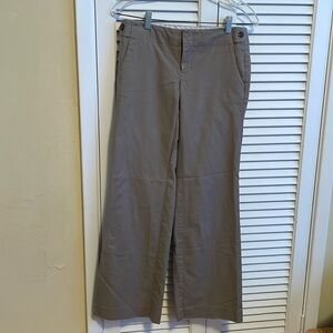 Gap hip slung fi flare leg pants